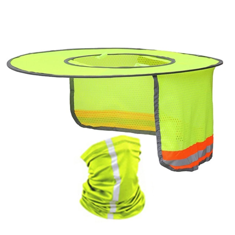 Unisex Reflective Stripe Decor Work Hat with Neck Bib Set Sunproof Hat for Spring Summer Adult Gardener Work Hat
Unisex Reflective Stripe Decor Work Hat with Neck Bib Set Sunproof Hat for Spring Summer Adult Gardener Work Hat