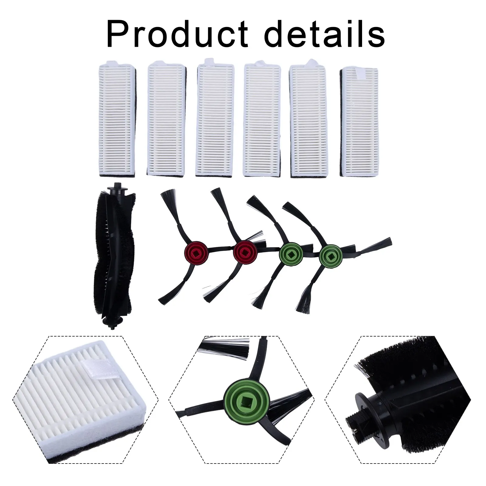 Roller Side Brush Filter/mop Cloths Kit For Tikom G8000 Pro/Honiture G20 Vacuum Cleaner Replacement Accessories
Roller Side Brush Filter/mop Cloths Kit For Tikom G8000 Pro/Honiture G20 Vacuum Cleaner Replacement Accessories