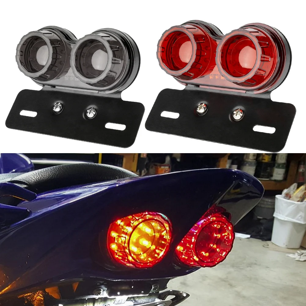 

UniversalMotorbike License Plate Led Integrated Tail Light Stop Light Lamp 2024 Hot Sale Brand New And High Quality