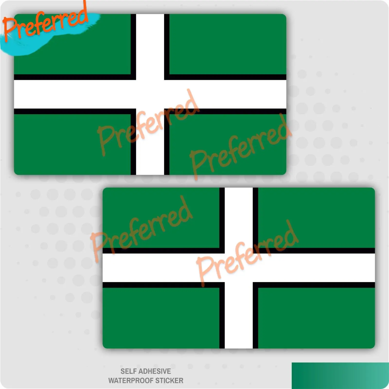 2 X Devon Emblem Flag Stickers Vinyl Self-Adhesive Car Van Truck Taxi Lorry High Quality Vinyl Cover Waterproof PVC Car Decals
2 X Devon Emblem Flag Stickers Vinyl Self-Adhesive Car Van Truck Taxi Lorry High Quality Vinyl Cover Waterproof PVC Car Decals