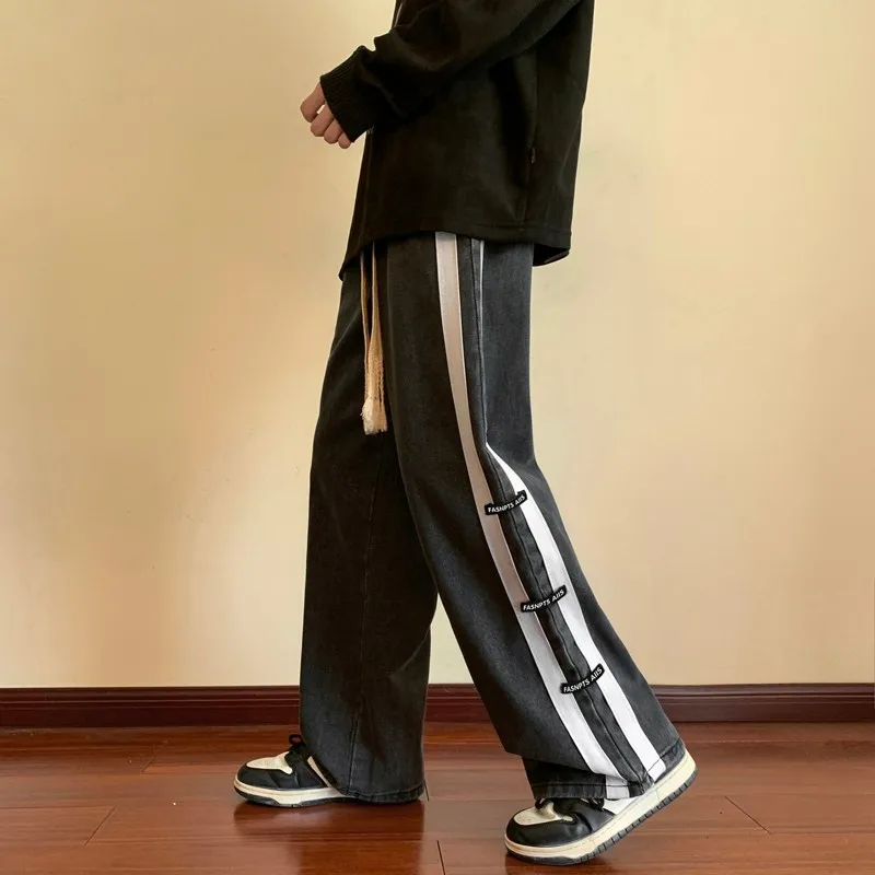 Korean Fashion Vintage Plus Size Wide Leg Pants Jeans 2023 Spring Denim Casual Fashion Pants for Men Straight Trousers C148
Korean Fashion Vintage Plus Size Wide Leg Pants Jeans 2023 Spring Denim Casual Fashion Pants for Men Straight Trousers C148