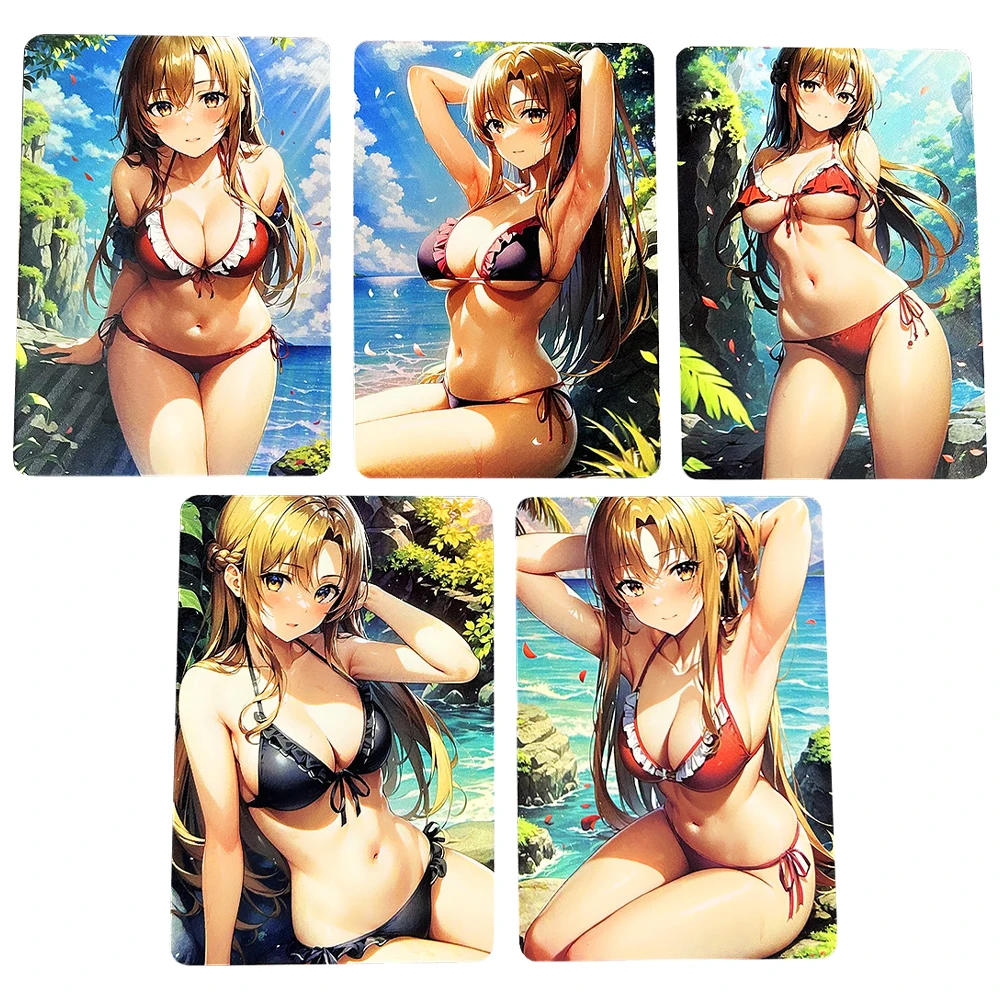 5 шт./компл. серия Yuuki Asuna преломляющие флэш-карты меч искусство онлайн ACG Kawaii Классический Аниме игровая коллекция карт подарочные игрушки
5 шт./компл. серия Yuuki Asuna преломляющие флэш-карты меч искусство онлайн ACG Kawaii Классический Аниме игровая коллекция карт подарочные игрушки