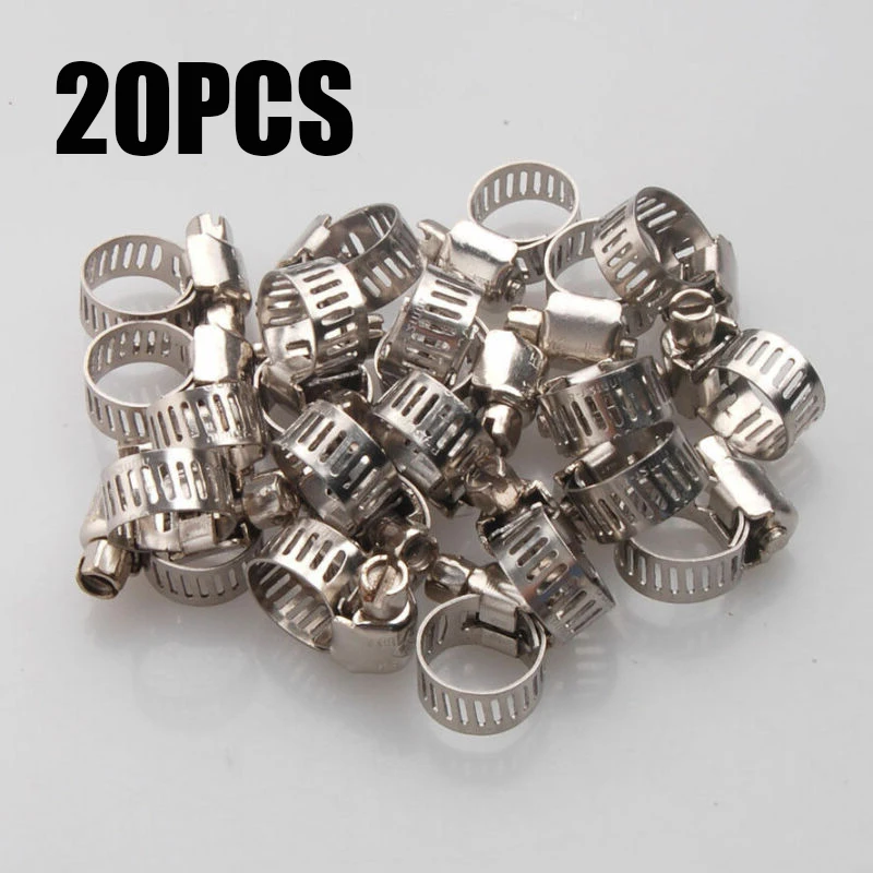 Line Clips Replacement Silver Stainless Steel Worm Accessories Clamps Drive Fuel Hose Hoses 1/2\\\"-3/4\\\" Adjustable
Line Clips Replacement Silver Stainless Steel Worm Accessories Clamps Drive Fuel Hose Hoses 1/2\\\"-3/4\\\" Adjustable