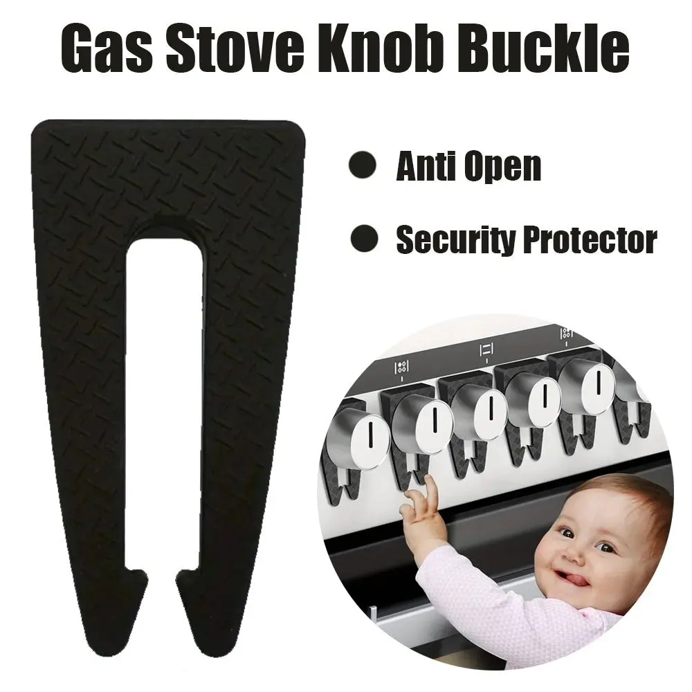 

Children Security Protector Gas Stove Knob Buckle Protection Equipment Silicone Baby-Proof Locks Solid Color Multipurpose