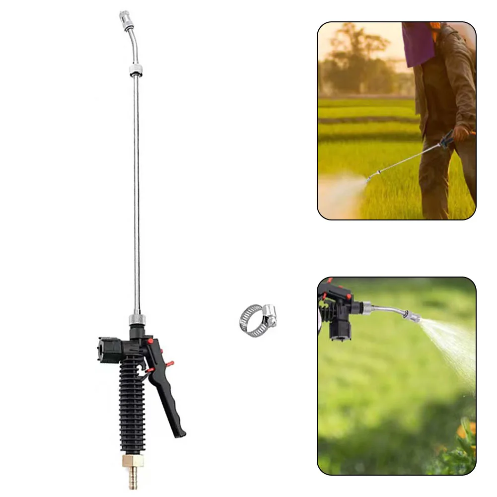 29inch Sprayer Wand 3/8" Adjustable Nozzle Brass Barb Stainless Steel Connector Garden Metal Sprayer Wand Universal Tool
29inch Sprayer Wand 3/8" Adjustable Nozzle Brass Barb Stainless Steel Connector Garden Metal Sprayer Wand Universal Tool