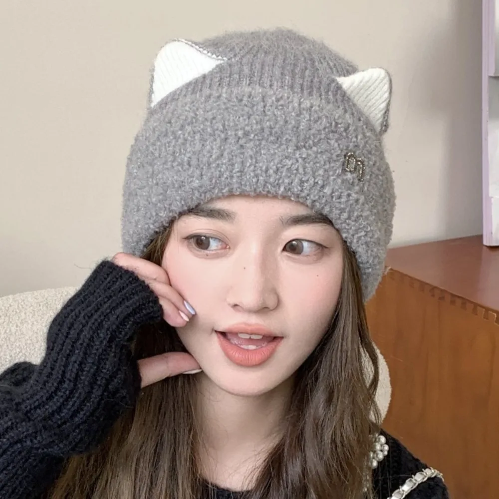Windproof Women Winter Warm Thick Cute Hat Ear Protection Warm Kawaii Knitted Hat Cotton Soft and Skin Friendly
Windproof Women Winter Warm Thick Cute Hat Ear Protection Warm Kawaii Knitted Hat Cotton Soft and Skin Friendly