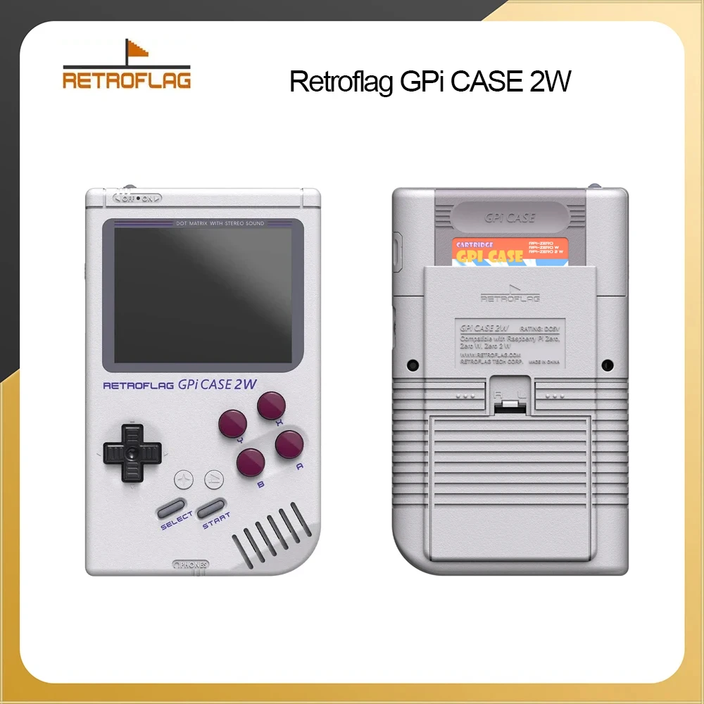 Retroflag GPi CASE 2W Raspberry Pi Case GCase with Turbo Function 3.0” LCD Screen for Raspberry Pi Zero / Zero / Zero 2W
Retroflag GPi CASE 2W Raspberry Pi Case GCase with Turbo Function 3.0” LCD Screen for Raspberry Pi Zero / Zero / Zero 2W