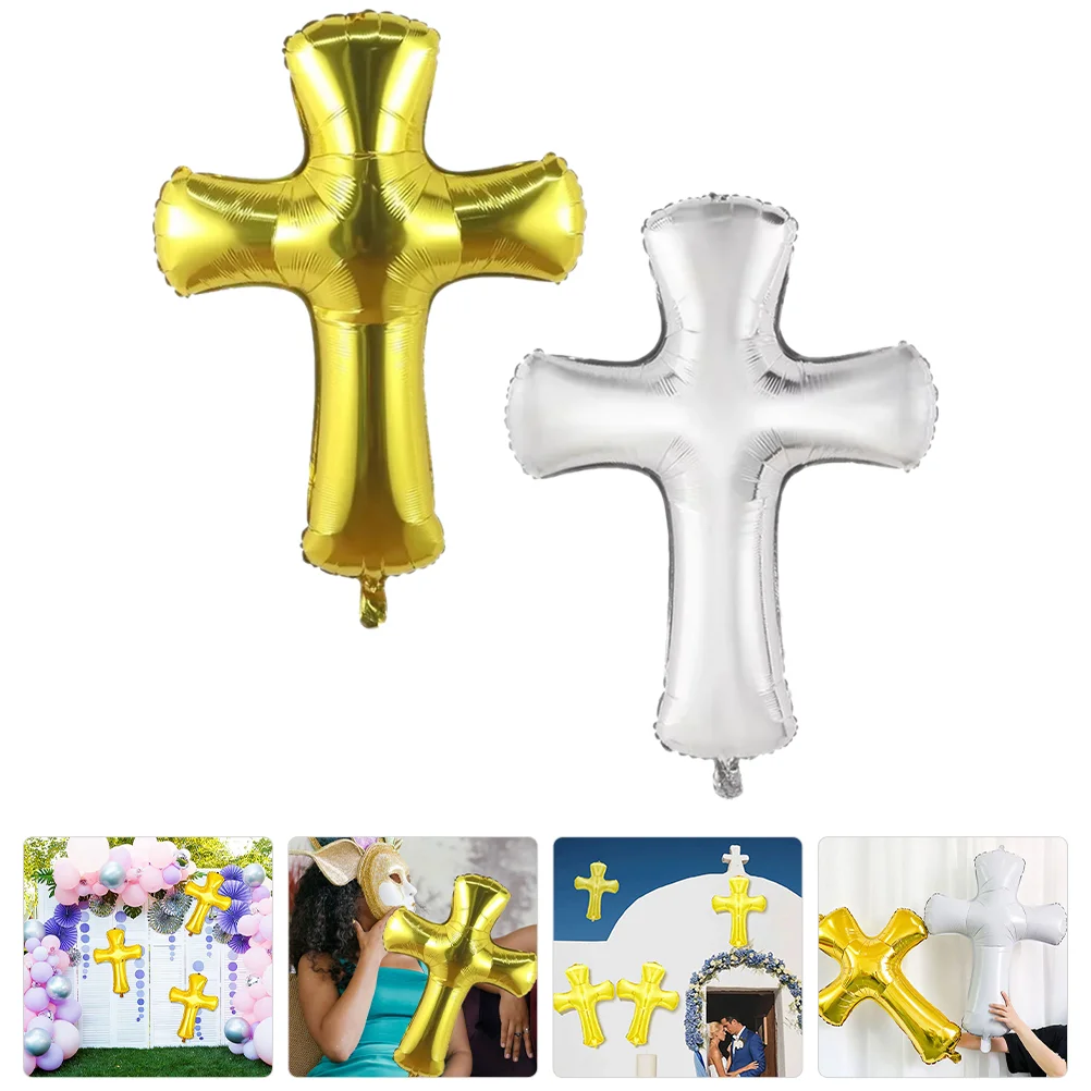 2 Pcs Decor Baptismal Eucharist Balloons Funeral Memory Ornament Cross Design Supplies Baby Girl
2 Pcs Decor Baptismal Eucharist Balloons Funeral Memory Ornament Cross Design Supplies Baby Girl