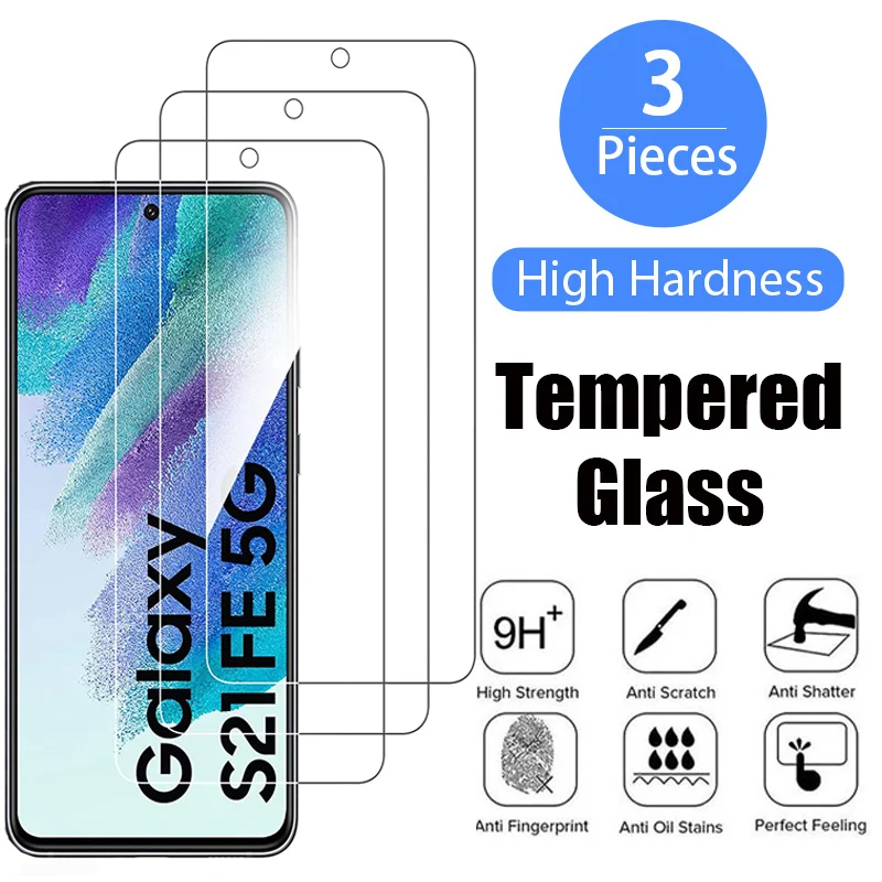 

3PCS Tempered glass For Samsung A6 A7 A8 Plus A9 2018 A3 A5 A7 J3 J5 J7 2016 J4 J6 Screen Protector for Galaxy S20 S21 FE Glass