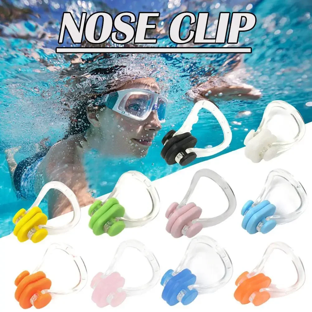 

Reusable Soft Silicone Swimming Nose Clip Comfortable Diving Surfing Nose Plugs for Adults Children Pool Supplies Accessories