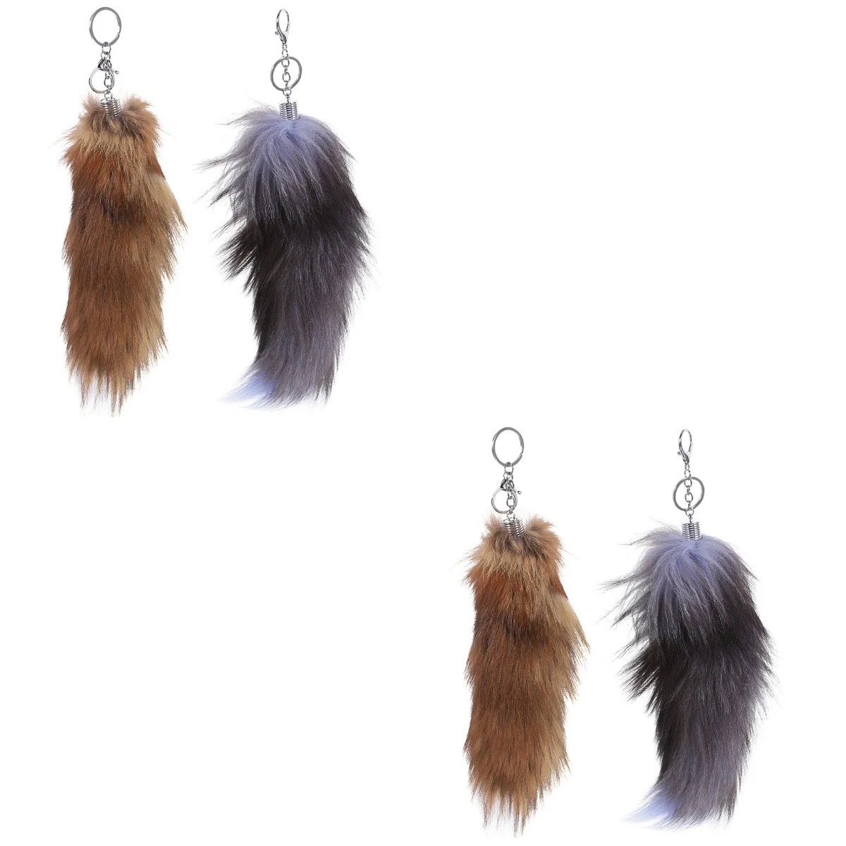 4 Pcs Tail Keychain Pendant Rucksack Artificial Chains Women Purse Charm Fox Fur Fluffy Charms for Handbags Miss Backpack Girls
4 Pcs Tail Keychain Pendant Rucksack Artificial Chains Women Purse Charm Fox Fur Fluffy Charms for Handbags Miss Backpack Girls