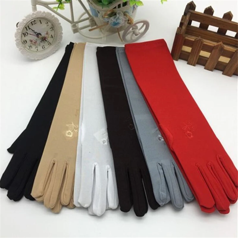 Lady Medium-Long Thin Elastic Etiquette Gloves Summer Women Sunscreen Embroidered Gloves Driving Car Accessories
Lady Medium-Long Thin Elastic Etiquette Gloves Summer Women Sunscreen Embroidered Gloves Driving Car Accessories