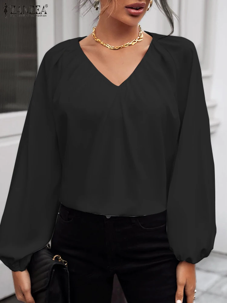 ZANZEA Stylish Women Office Blouse Casual V Neck Long Sleeve Party Shirt Female Blusas Chemise Elegant OL Work Tops Oversize
ZANZEA Stylish Women Office Blouse Casual V Neck Long Sleeve Party Shirt Female Blusas Chemise Elegant OL Work Tops Oversize