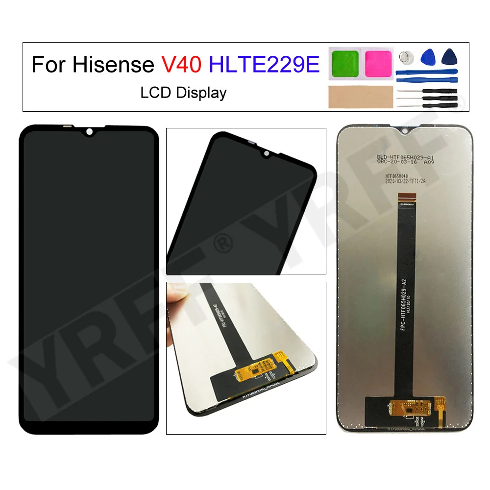

LCD Display and Touch Screen Digitizer Assembly for Hisense V40 HLTE229E,Phone Replacement Repair,100% Tested