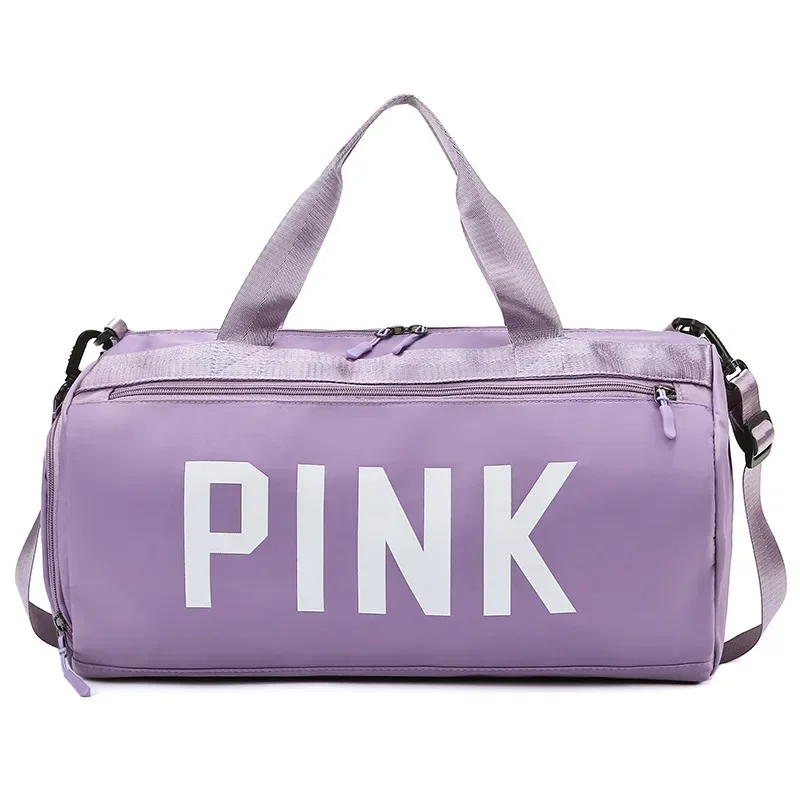 New PINK Logo Waterproof Gym Bags Unisex Large Capacity Fitness Yoga Sport Bags with Shoe Pocket Weekend Carry Travel Handbags
New PINK Logo Waterproof Gym Bags Unisex Large Capacity Fitness Yoga Sport Bags with Shoe Pocket Weekend Carry Travel Handbags