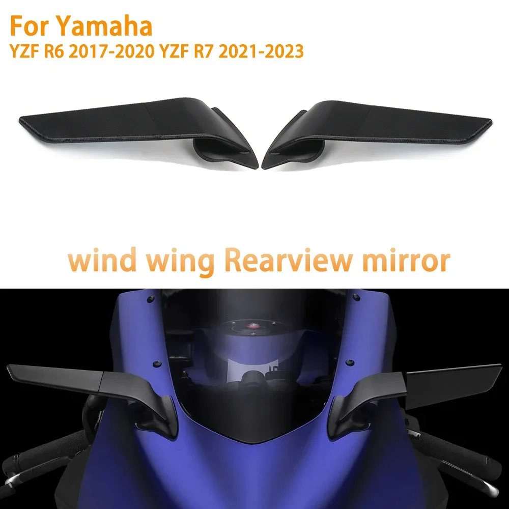 

Rear View Mirrors For Yamaha YZF R7 2021-2023 Yzf R6 2017- 2020 Motorcycle accessories wind wing Rearview mirror Side Mirrors