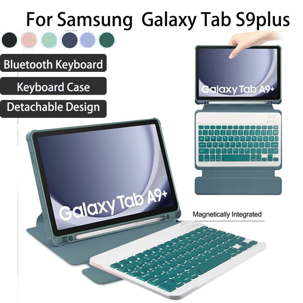 Portable Split Keyboard Case For Samsung Galaxy Tab S9FE Plus 12.4 inch Bluetooth Wireless Keyboard Mouse Stand Magnetic Funda
Portable Split Keyboard Case For Samsung Galaxy Tab S9FE Plus 12.4 inch Bluetooth Wireless Keyboard Mouse Stand Magnetic Funda