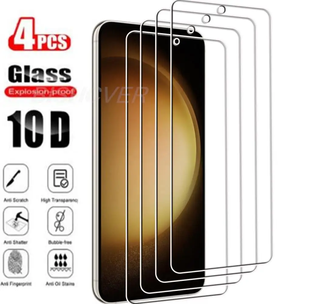 4Pcs Tempered Glass For Samsung Galaxy S23+ S23 Plus 6.6" SM-S916B SM-S916U SMS916U1 Screen Protector Protective Glass Film 9H
4Pcs Tempered Glass For Samsung Galaxy S23+ S23 Plus 6.6" SM-S916B SM-S916U SMS916U1 Screen Protector Protective Glass Film 9H