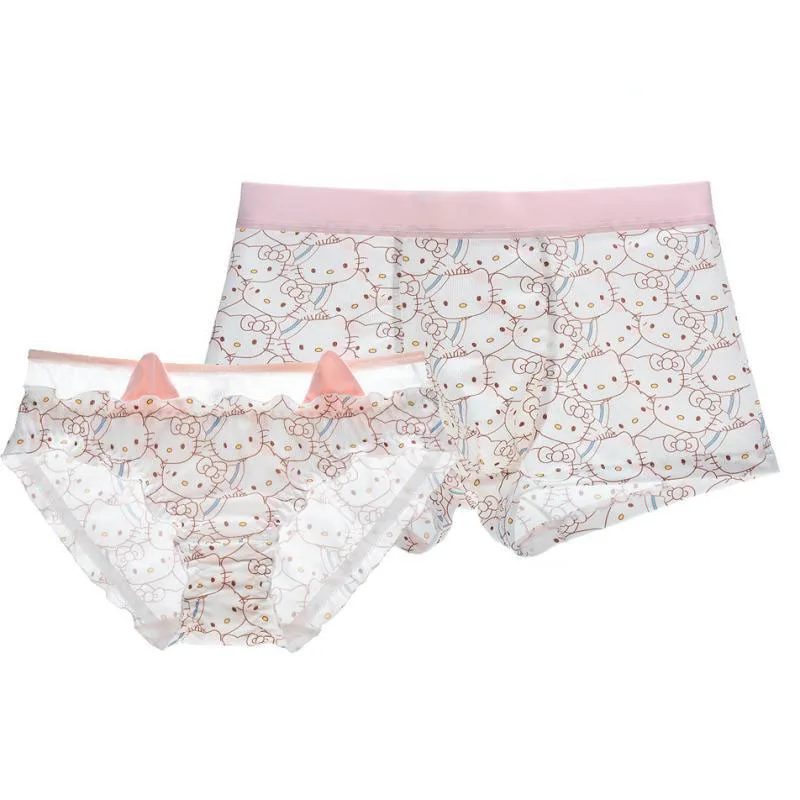 New Sanrio Hello Kitty Kawaii Anime Girly Heart Couples Underwear Cute Cartoon Cotton Sexy Panties Sweet Christmas Gift Girl Toy
New Sanrio Hello Kitty Kawaii Anime Girly Heart Couples Underwear Cute Cartoon Cotton Sexy Panties Sweet Christmas Gift Girl Toy