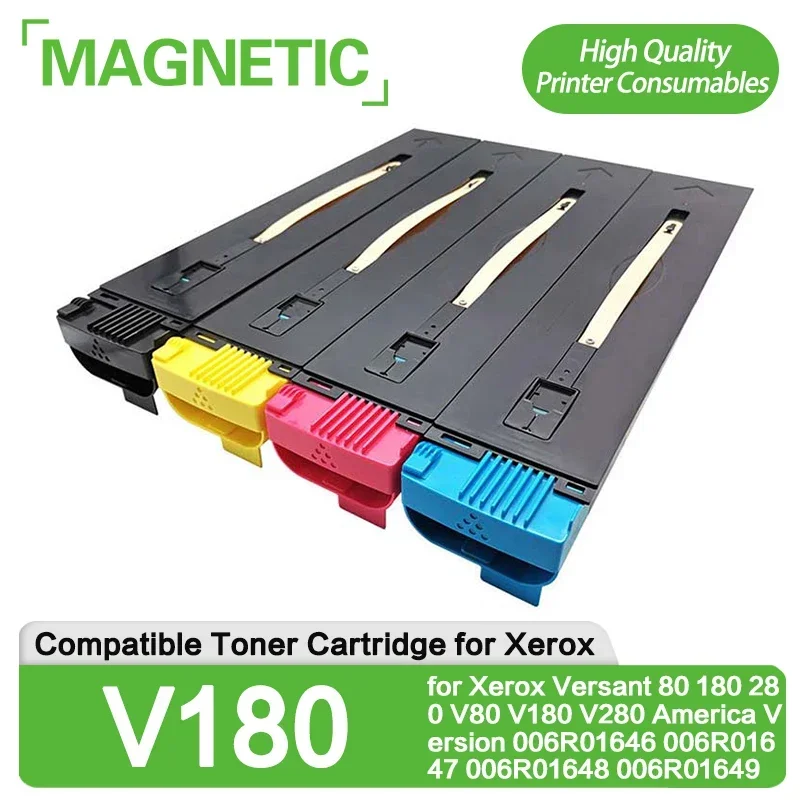 

Compatible Toner Cartridge for Xerox Versant 80 180 280 V80 V180 V280 America Version 006R01646 006R01647 006R01648 006R01649