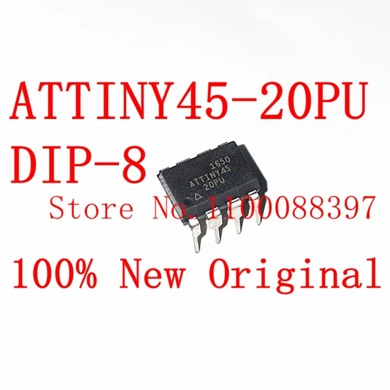 2pcs/lot ATTINY85-20PU ATTINY45-16PI ATTINY85-20 ATTINY85 85-20PU ATTINY45-20PU ATTINY45 45-20PU DIP-8 In Stock
2pcs/lot ATTINY85-20PU ATTINY45-16PI ATTINY85-20 ATTINY85 85-20PU ATTINY45-20PU ATTINY45 45-20PU DIP-8 In Stock