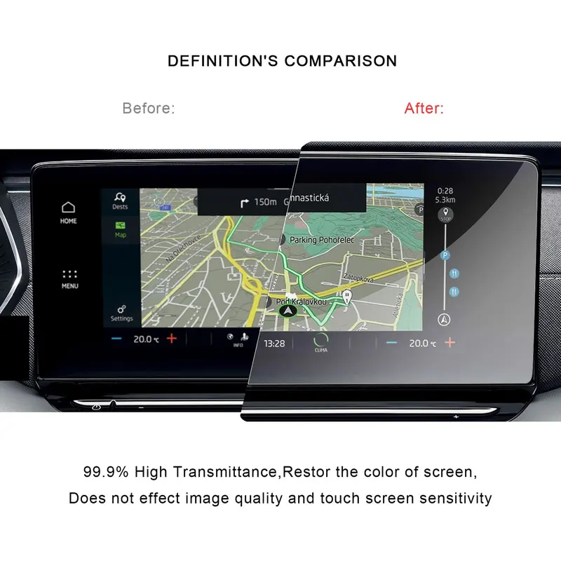 For Octavia MK4 2020 10 Inch Car GPS Navigation Touch Center Screen ProtectorToughened glass protective film Auto Interior
For Octavia MK4 2020 10 Inch Car GPS Navigation Touch Center Screen ProtectorToughened glass protective film Auto Interior