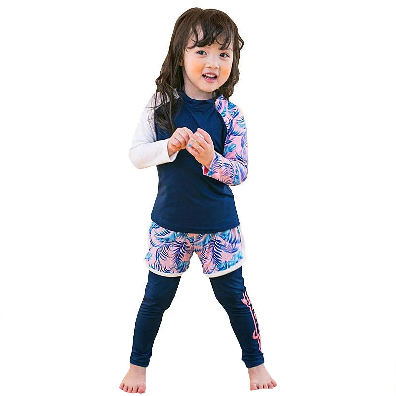 Children Three Pieces Swimsuit Kid Sunscreen Quick Drying Swimwear 4-10 Year Long Sleeve Long Pant Letter Print Bathing Suit
Children Three Pieces Swimsuit Kid Sunscreen Quick Drying Swimwear 4-10 Year Long Sleeve Long Pant Letter Print Bathing Suit