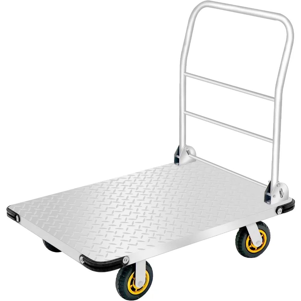 Platform Truck Trolley Foldable Push Dolly Cart With 2000LBS Weight Capacity Farming Chairs Mini Wagon Beach Cart Large Wheels
Platform Truck Trolley Foldable Push Dolly Cart With 2000LBS Weight Capacity Farming Chairs Mini Wagon Beach Cart Large Wheels
