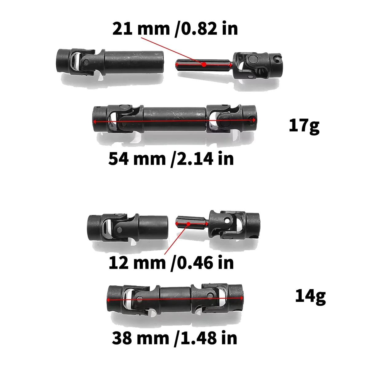 Металлический тяжелый приводной вал для 1/18 RC Crawler Car Traxxas TRX-4M Trx4M, обновленные детали
Металлический тяжелый приводной вал для 1/18 RC Crawler Car Traxxas TRX-4M Trx4M, обновленные детали