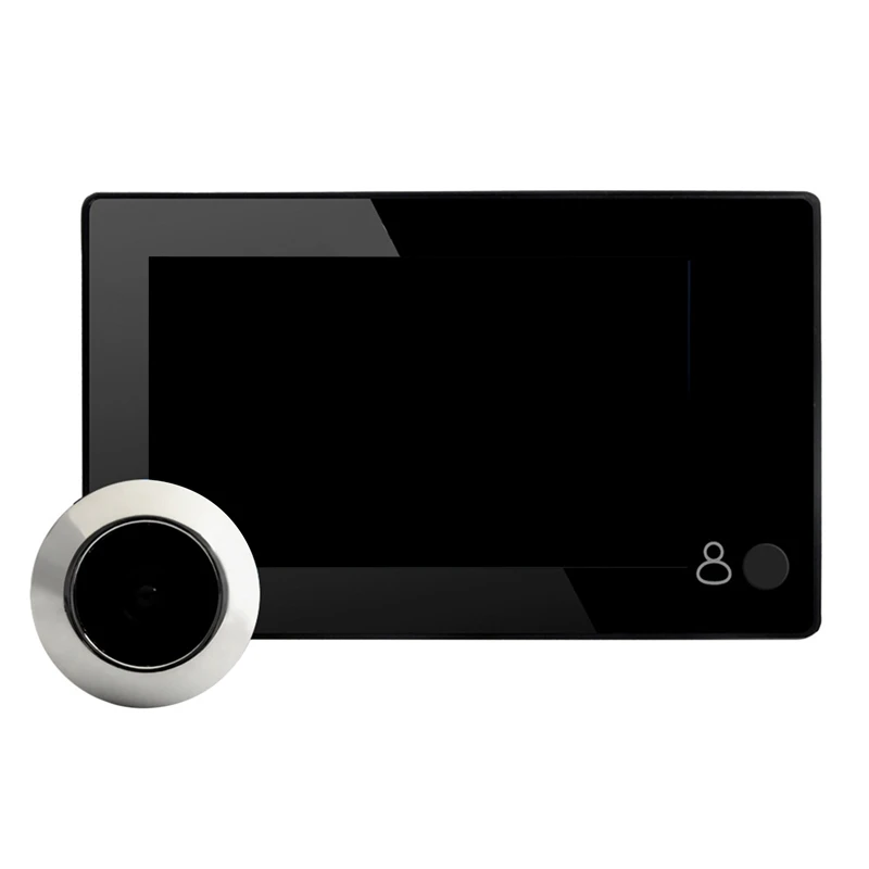 4.3Inch HD Door Peephole 145 Degree Wide Angle Digital Smart Doorbell TFT Color Door Eye Home Security Camera Monitor
4.3Inch HD Door Peephole 145 Degree Wide Angle Digital Smart Doorbell TFT Color Door Eye Home Security Camera Monitor