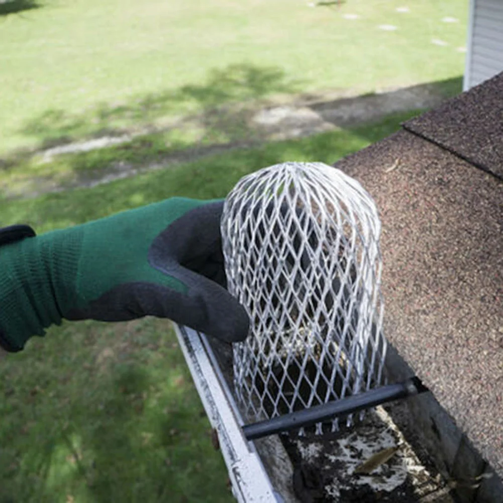 1pc Metal Mesh Roof Gutter Filters Aluminum Gutter Guard Strainer Stop Leaf Blockage Drain Pipe Covers Spouting Filter Cap
1pc Metal Mesh Roof Gutter Filters Aluminum Gutter Guard Strainer Stop Leaf Blockage Drain Pipe Covers Spouting Filter Cap