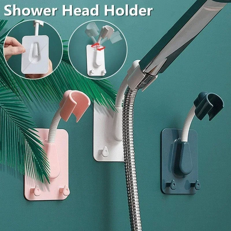 

Solid Color Concise Universal Rotation Shower Holder Suction Cup Bathroom Accessories Small Tools Fashion Household Supplies