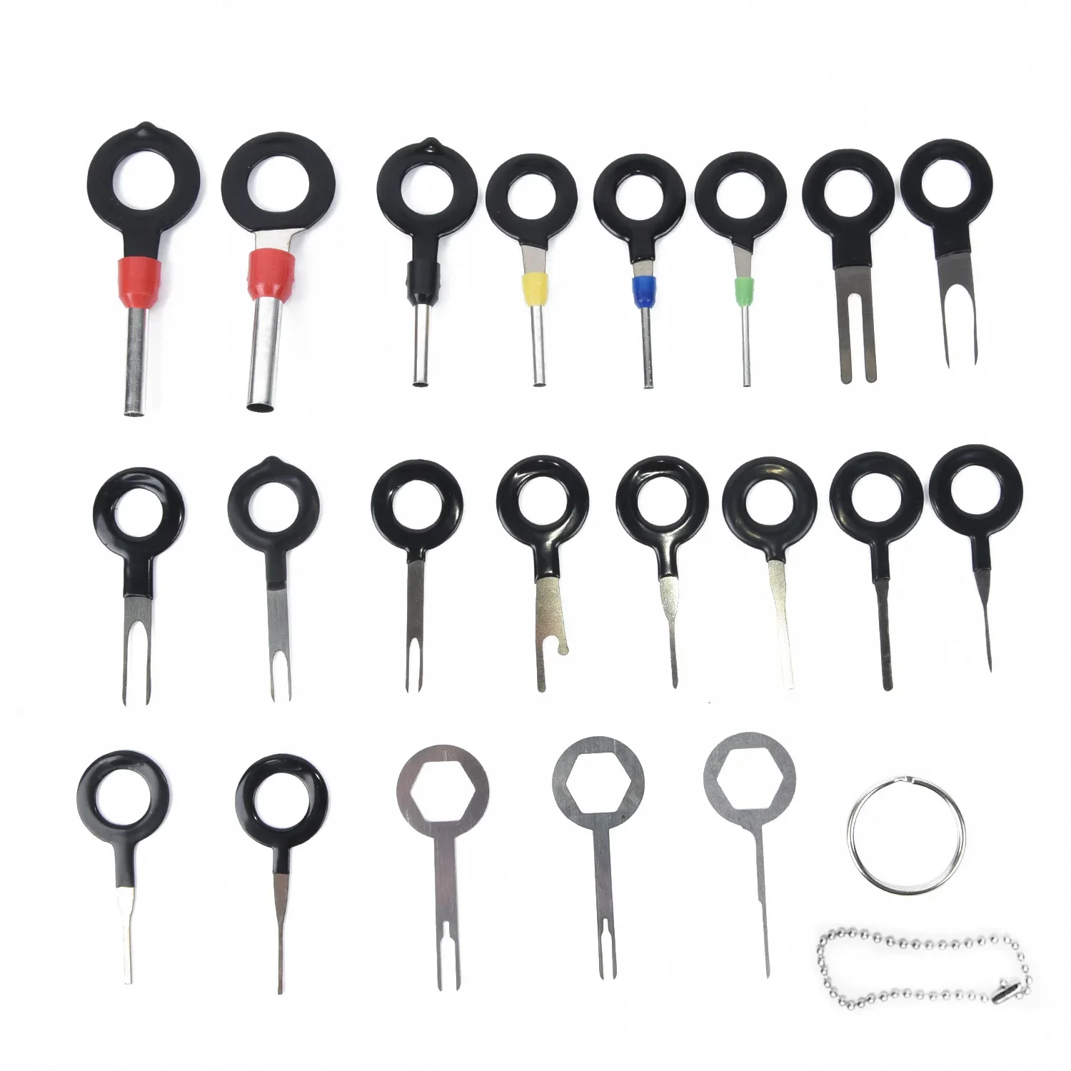 Releasing Electrical Set Circuit Needle Connector Pin Puller Terminal Removal Repair 21Pcs Motorcycle Extractor
Releasing Electrical Set Circuit Needle Connector Pin Puller Terminal Removal Repair 21Pcs Motorcycle Extractor