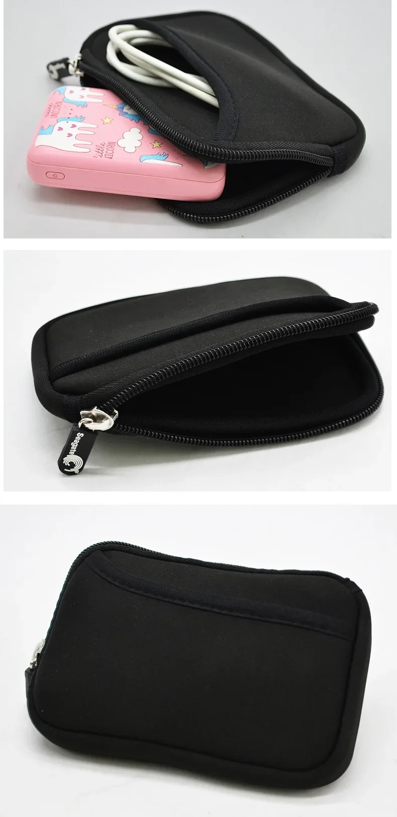 Neoprene Small Storage Bag for Travel Digital Accessories Gadget Pouch Case Earphone Holder Portable USB Data Cable Bag Neoprene Small Storage Bag for Travel Digital Accessories Gadget Pouch Case Earphone Holder Portable USB Data Cable Bag