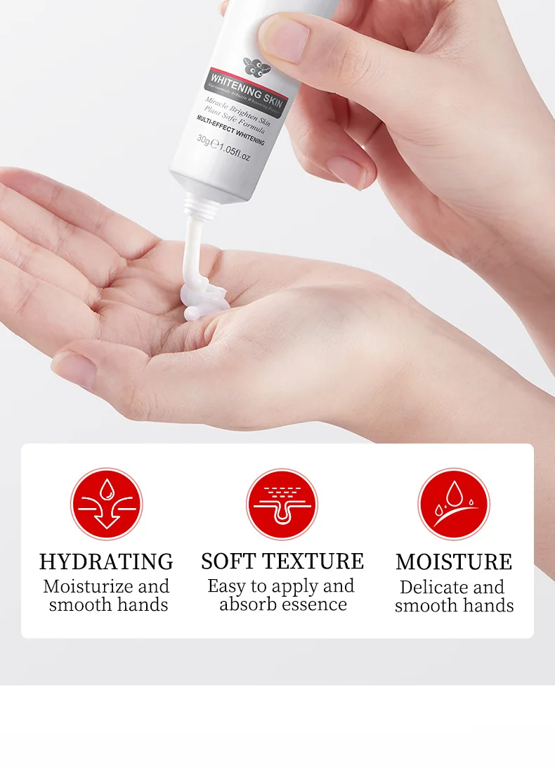 Moisturzing Nicotinamide Arbutin Hand Cream Dry Skin Care Cuticle Oil Whitening Cream Non-Greasy Anti-Aging Natural Hand Cream 12 S42d34c619e4947d3981d5ca40f64566bk