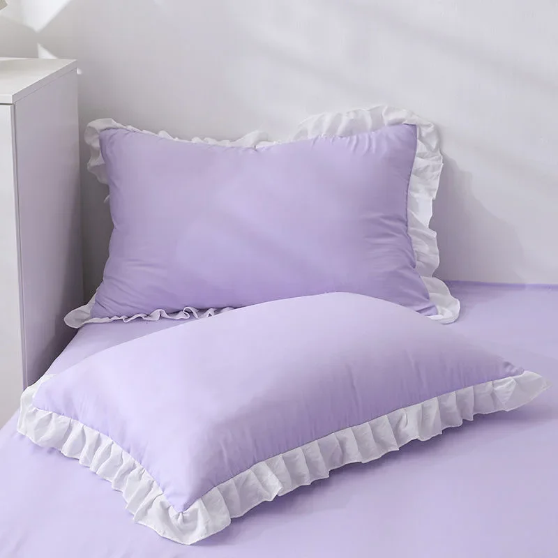 

Princess Pillowcases With Ruffles Multiple Sizes Pillow Cover Comfortable Pillow Case For Adults Kids