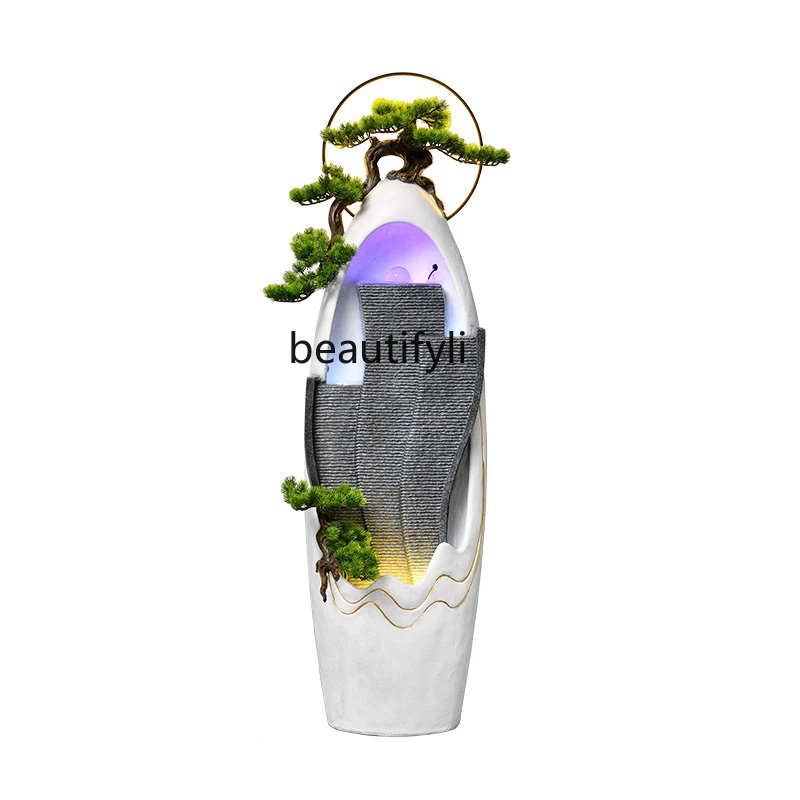European Entry Lux Flowing Water Ornaments Circulating Water Fountain Fortune Fengshui Ball Living Room Balcony Landscaping
European Entry Lux Flowing Water Ornaments Circulating Water Fountain Fortune Fengshui Ball Living Room Balcony Landscaping