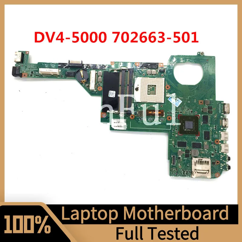 

702663-001 702663-501 702663-601 Mainboard For HP DV4-5000 Laptop Motherboard 100% Full Tested Working Well
