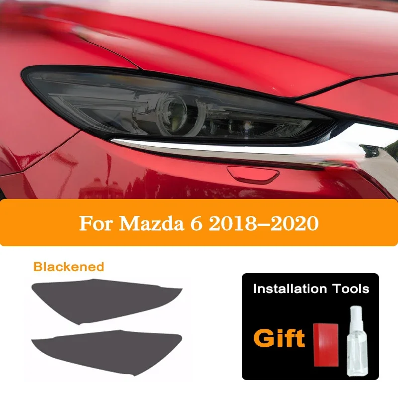 2 Pcs Car Headlight Tint Black Protective Film Vinyl Protection Transparent TPU Sticker Accessories For Mazda 6 Atenza 2019 2020
2 Pcs Car Headlight Tint Black Protective Film Vinyl Protection Transparent TPU Sticker Accessories For Mazda 6 Atenza 2019 2020