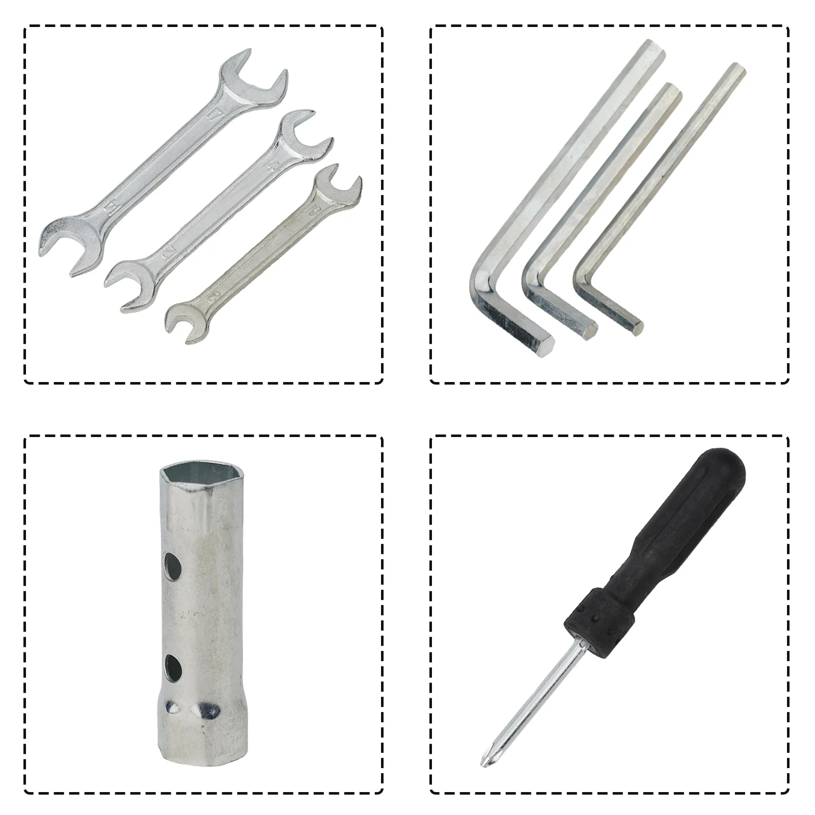 8Pcs Motorcycle Repair Tool Set Wrench SparkPlug Sleeve Tool Screwdriver Tool Motorbike Accompanying Tools Pliers Spanner Spark
8Pcs Motorcycle Repair Tool Set Wrench SparkPlug Sleeve Tool Screwdriver Tool Motorbike Accompanying Tools Pliers Spanner Spark