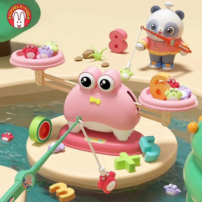 Montessori Educational Crab Balance Toys For Kids Board Math Fishing Count Numbers Matching Digital Shape Early Education Toy
Montessori Educational Crab Balance Toys For Kids Board Math Fishing Count Numbers Matching Digital Shape Early Education Toy