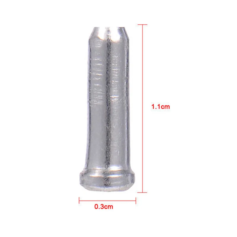Tip Cable End cap 1.1cm*0.3cm Brake Ferrules Gear Practical Wire Aluminum Bicycle Cycling Derailleur Accessories
Tip Cable End cap 1.1cm*0.3cm Brake Ferrules Gear Practical Wire Aluminum Bicycle Cycling Derailleur Accessories