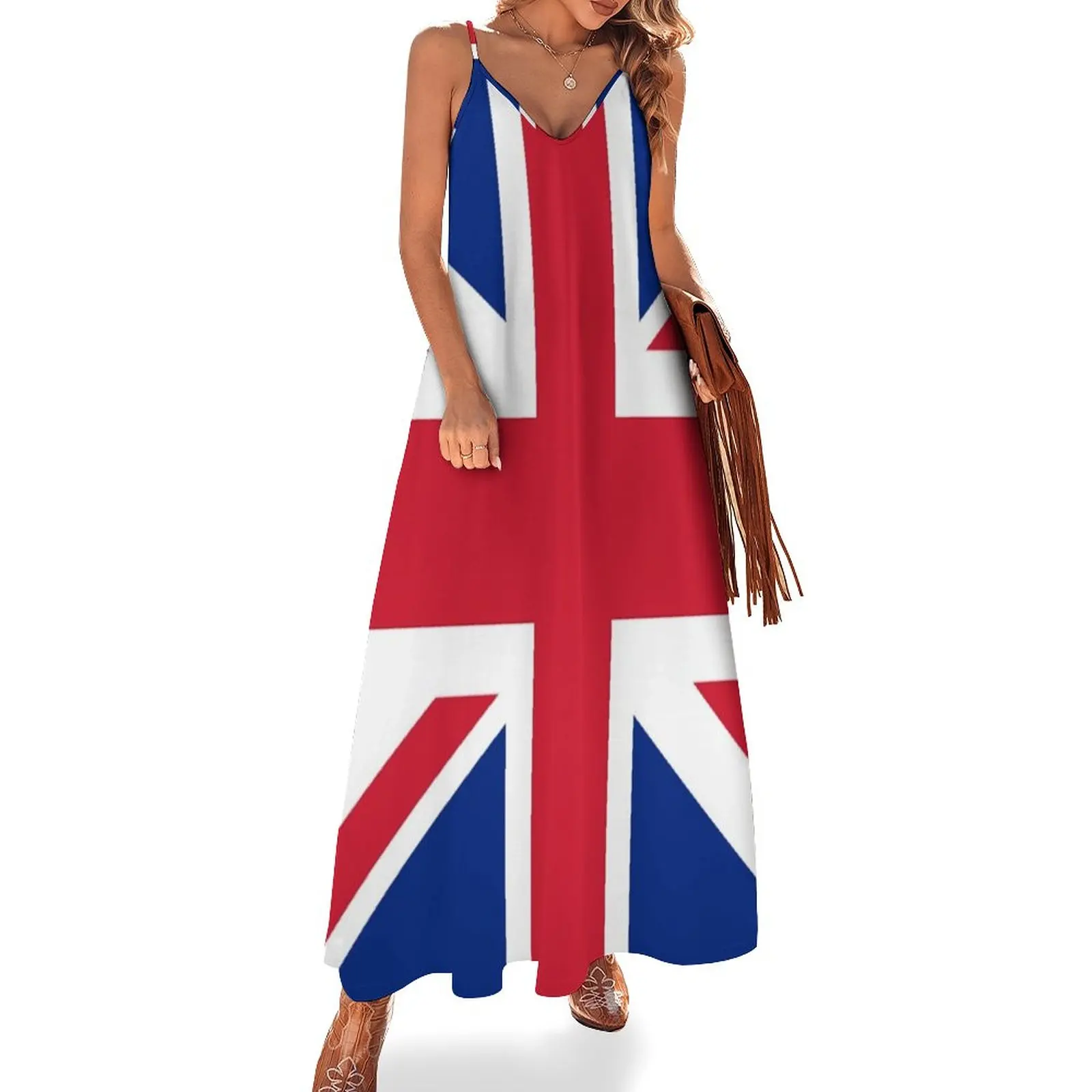 

Union Jack 1960s Mini Skirt - Best of British Flag Sleeveless Dress summer dresses women 2023 sensual sexy dress for women