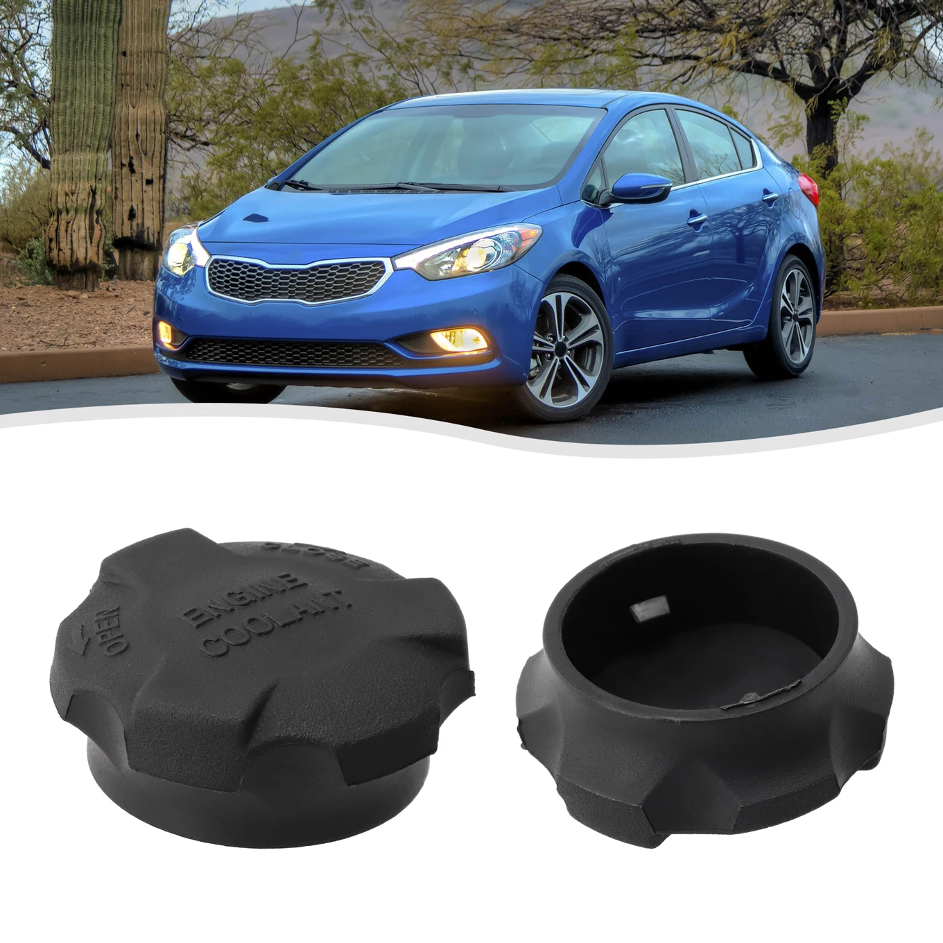 1pc Radiator Coolant Reservoir Cap 2544126100 For Kia For Forte For Sportage Black Plastic Cover Cap Replacement
1pc Radiator Coolant Reservoir Cap 2544126100 For Kia For Forte For Sportage Black Plastic Cover Cap Replacement