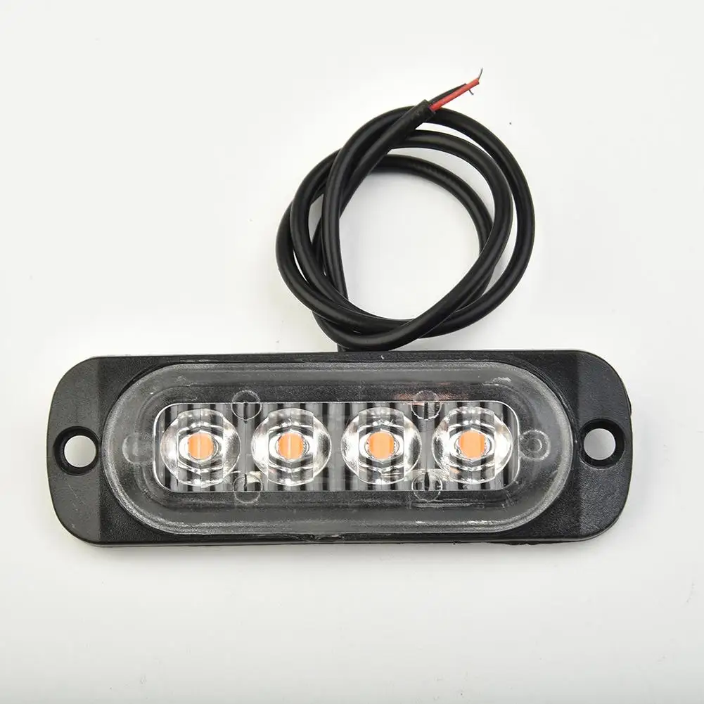 12V 12W Car Work Light 4 LED Yellow Signal Lamp Truck Van Bar Off-Road Auto Urgent Warning Led Fog Light Universal Accessories
12V 12W Car Work Light 4 LED Yellow Signal Lamp Truck Van Bar Off-Road Auto Urgent Warning Led Fog Light Universal Accessories