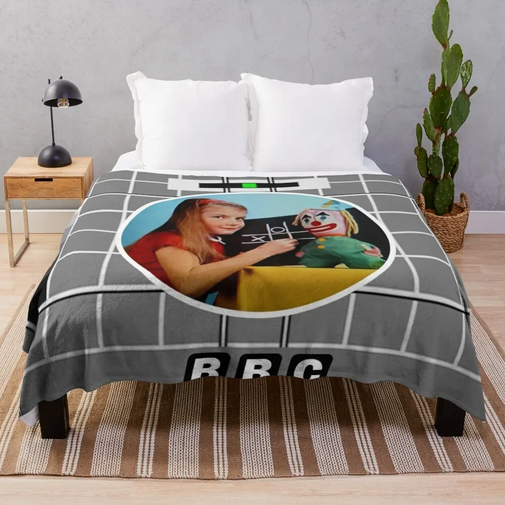 

Test card Throw Blanket Cute Plaid Decorative Beds Luxury Thicken Flannel Fabric Sofas Blankets