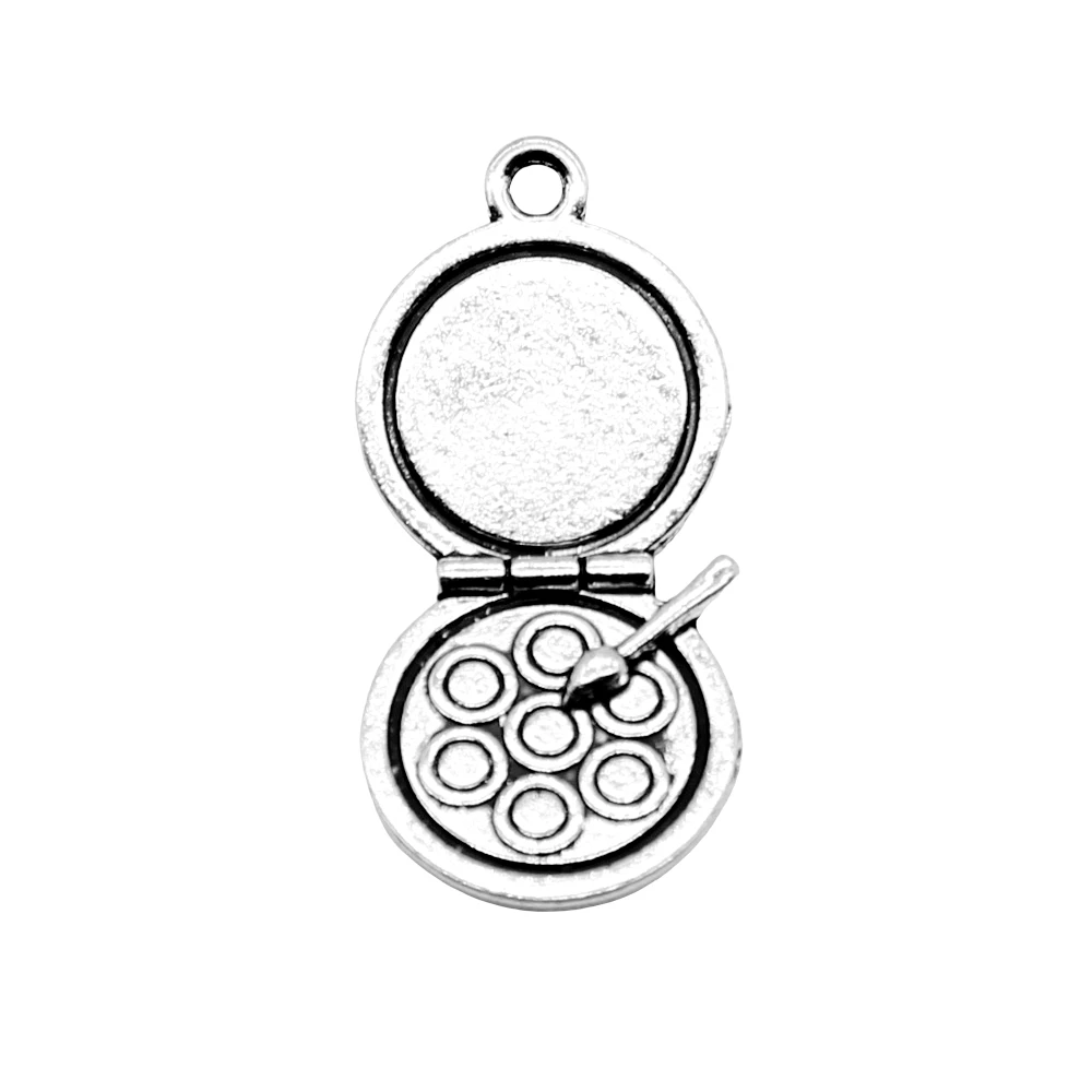 3pcs/lot 16x34mm Makeup Box Eye Shadow Box Charms For Jewelry Making Antique Silver Color 0.63x1.34inch
3pcs/lot 16x34mm Makeup Box Eye Shadow Box Charms For Jewelry Making Antique Silver Color 0.63x1.34inch