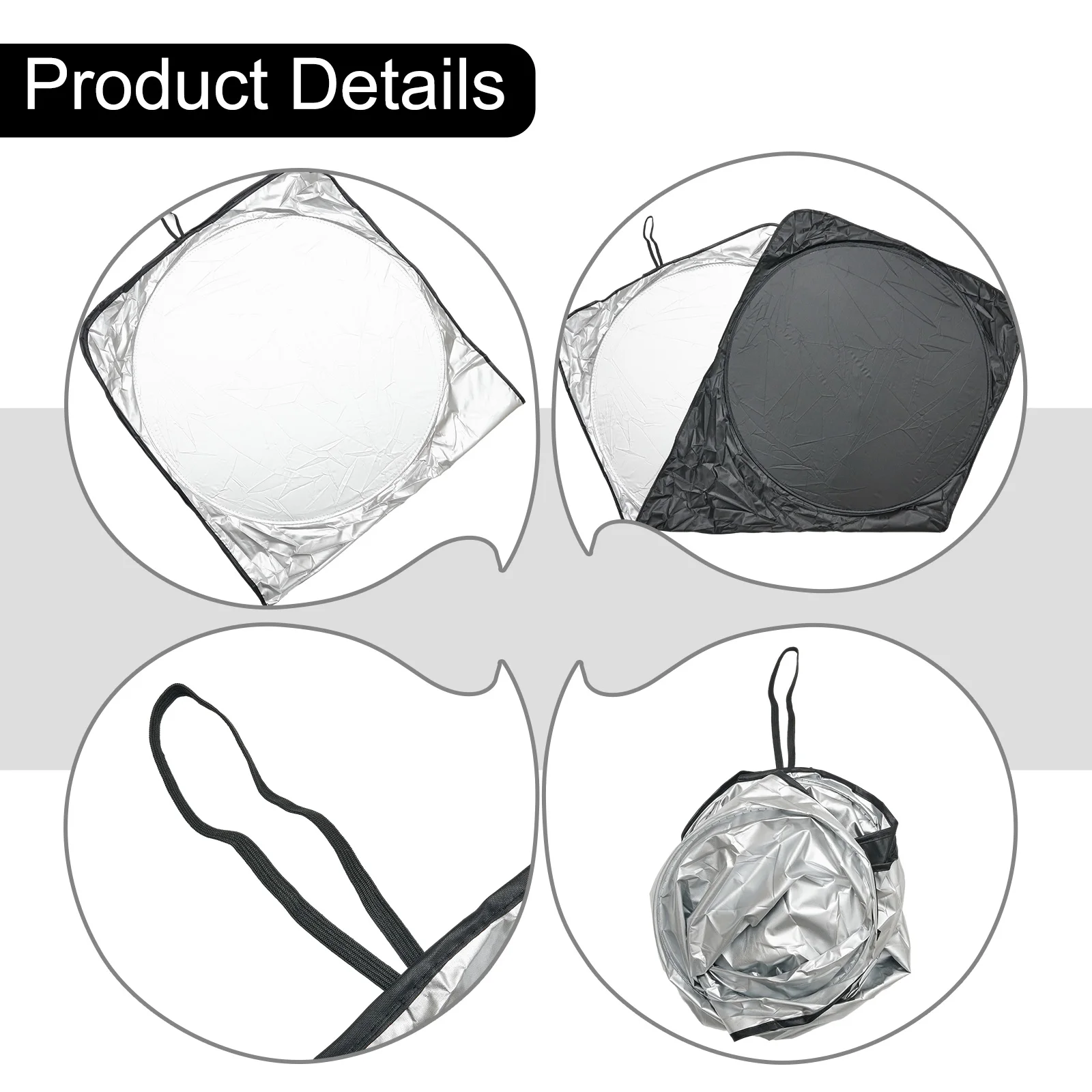 None Car Accessories Windshield Shade Auto Car UV Block Universal 1 PC 150x70cm Car Windshield Sun Shade Durable
None Car Accessories Windshield Shade Auto Car UV Block Universal 1 PC 150x70cm Car Windshield Sun Shade Durable