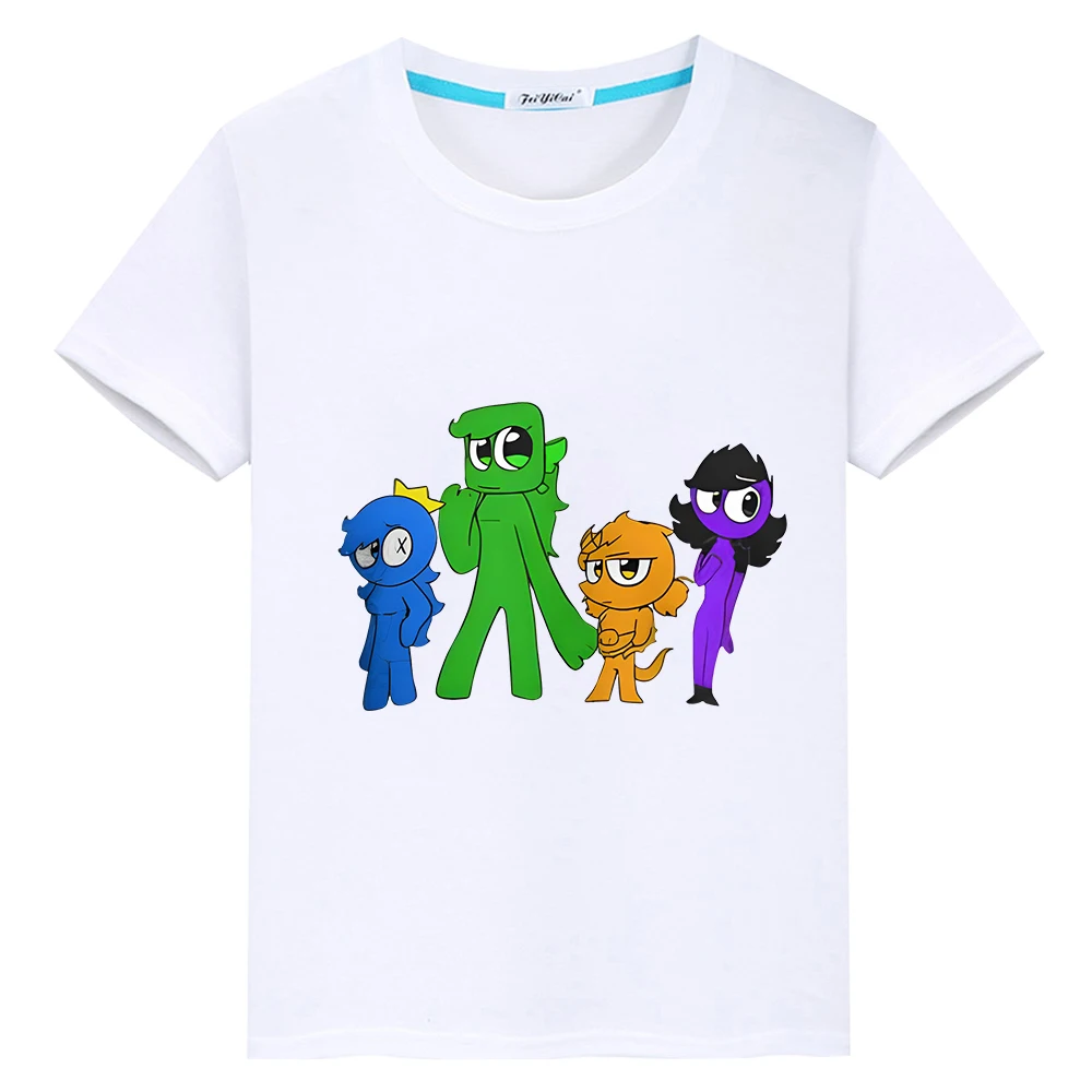 Rainbow Friend t shirt for kids boy 10 years 100%Cotton Short O-Neck Summer anime Tees Kawaii Tops y2k one piece girl clothes
Rainbow Friend t shirt for kids boy 10 years 100%Cotton Short O-Neck Summer anime Tees Kawaii Tops y2k one piece girl clothes