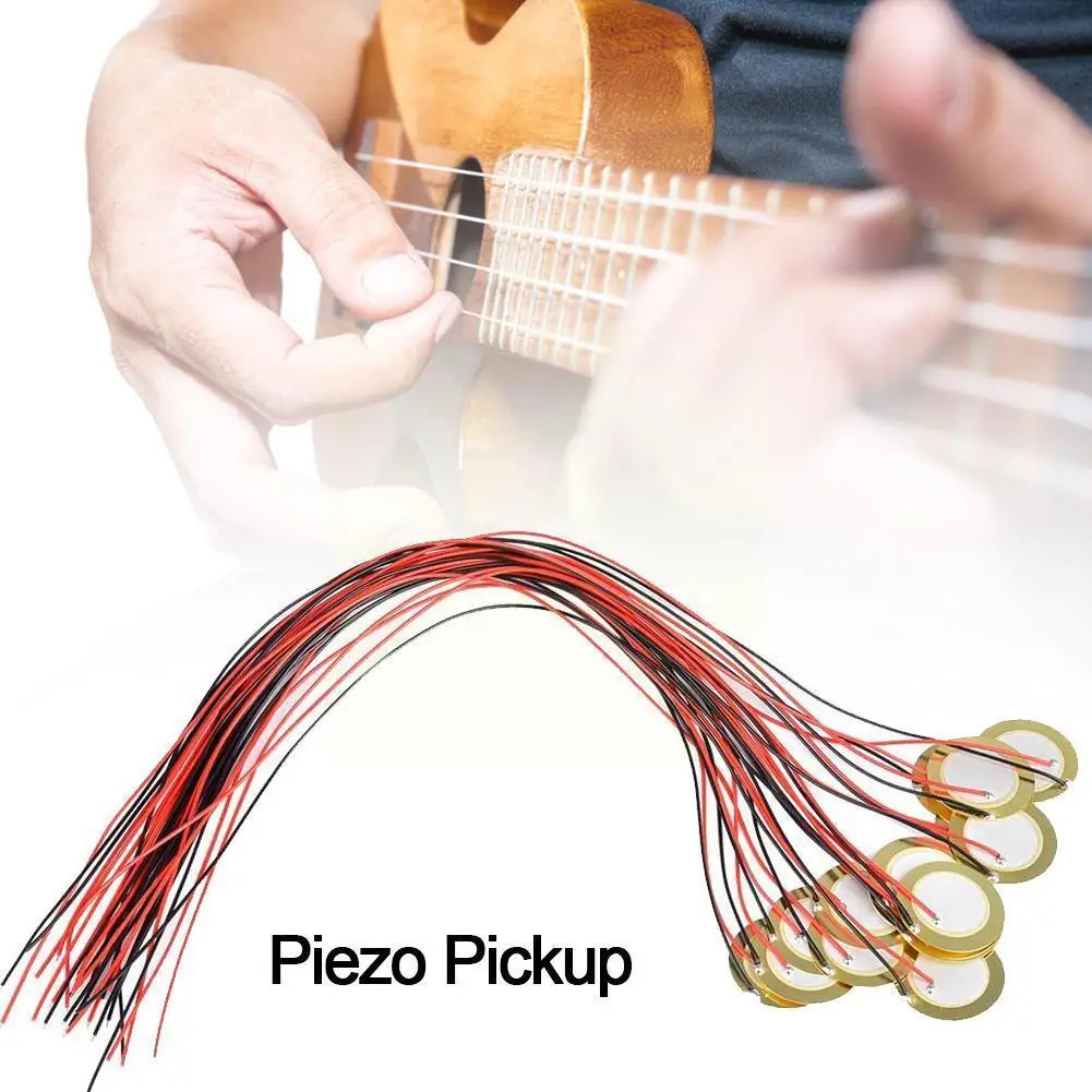 27mm Piezo Pickups With Leads Mic Drum Trigger Piezo Dia Guitar Wafer Guitar Plates Pickups Acoustic Parts Piezo O6s7
27mm Piezo Pickups With Leads Mic Drum Trigger Piezo Dia Guitar Wafer Guitar Plates Pickups Acoustic Parts Piezo O6s7